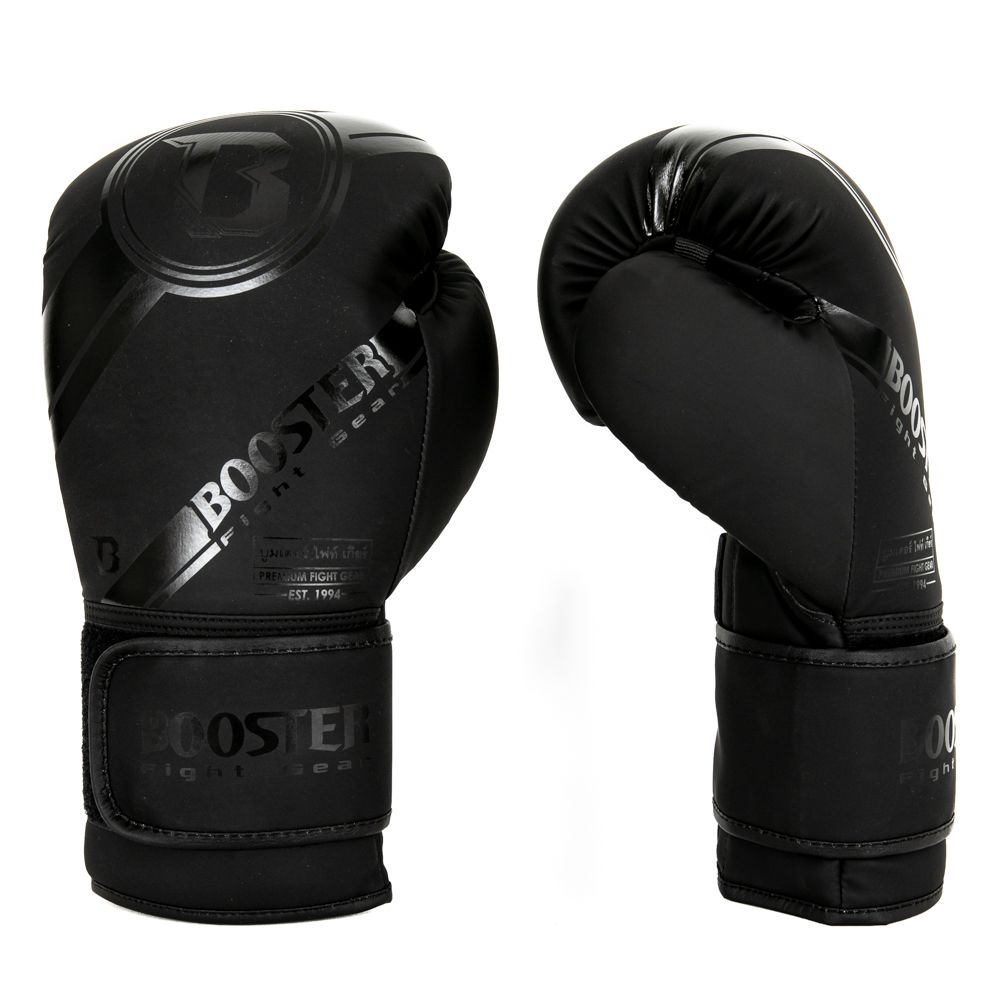 Booster Leather Boxing Gloves, BG PREMIUM STRIKER 3 BLACK