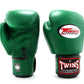 Twins Special Leather Boxing Gloves BGVL 3 DK GREEN