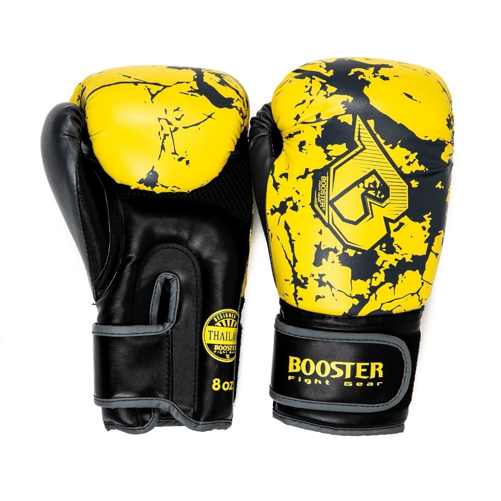 Booster Leather Kids Boxing Gloves BG Youth Marble YELLOW