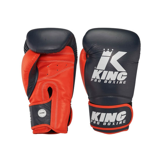 King Leather Boxing Gloves KPB/BG STAR 15 RED/ BLACK
