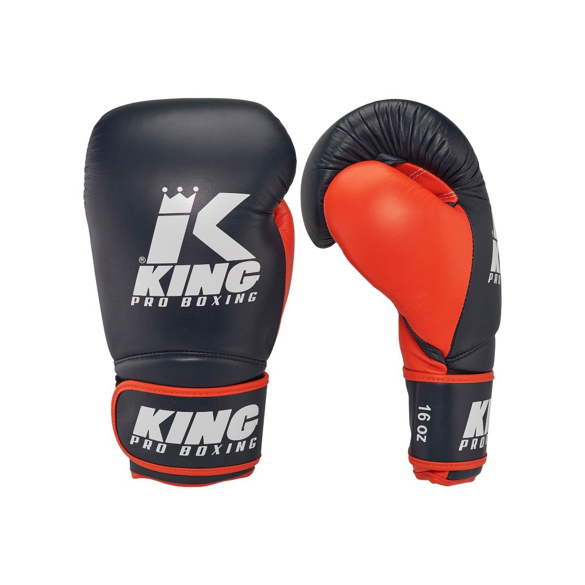 King Leather Boxing Gloves KPB/BG STAR 15 RED/ BLACK